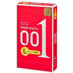 Okamaoto Condooms Zero One L maat 0.01mm 3Stuks