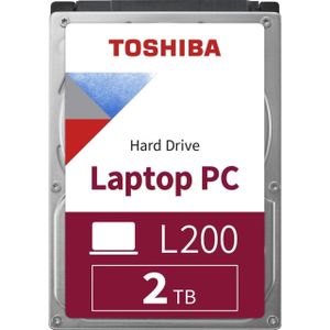 Toshiba - L200 - Harde Schijf - 2TB - 2.5 Inch - Zwart