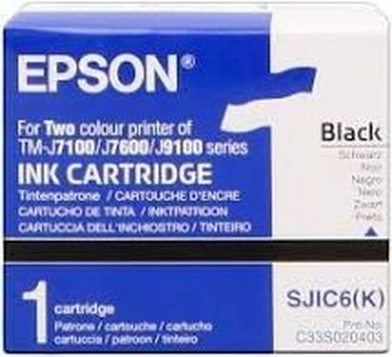 Epson SJIC6(K) inktcartridge 1 stuk(s) Origineel Zwart