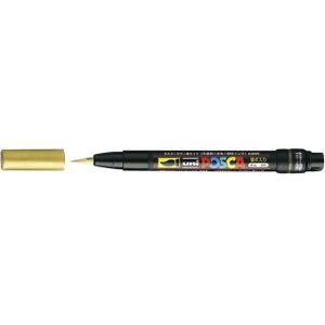 Posca - Brushverfstift PCF350 goud | 1 stuk | 5 stuks