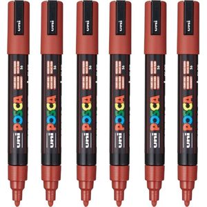 Verfstift Posca PC5M medium robijnrood