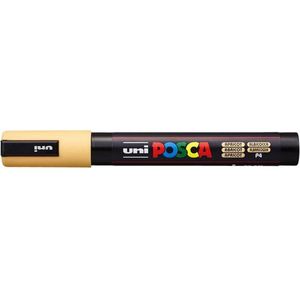 Verfstift posca pc5m m abrikoos | 6 stuks
