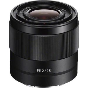 Sony Sel28F20.Syx Groothoeklens, 28 Mm, F2, Volledig Formaat, Geschikt Voor A7, A6000, A5100, A5000 En Nex Series, E-Mount, Zwart