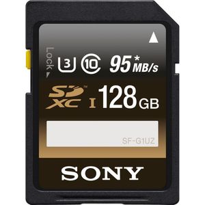 Sony - Sf-G1uz - Geheugenkaart - Zwart - 128 GB - SDXC - U3 - UHS-I