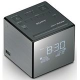 Sony XDR-C1DBP - Wekkerradio DAB+ - Zwart - USB Oplaadfunctie - Dubbel Alarm