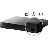 Sony BDP-S6700 (Blu-Ray Speler), Bluray + DVD-speler, Zwart