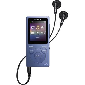 Sony NW-E394 (8 GB), MP3-speler + draagbare audioapparatuur, Blauw