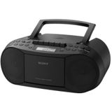 Sony CFDS70B Boombox + CD-Speler en Cassettespeler Zwart