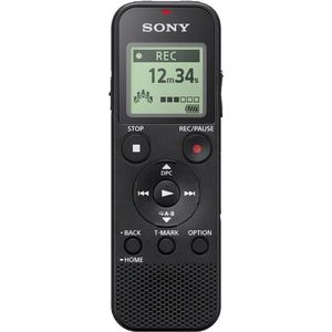 Sony - ICDPX370 - Voice Recorder - Zwart - 4 GB