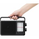 Sony - ICF-506 - Draagbare Radio - Zwart - Netstroom en Batterij