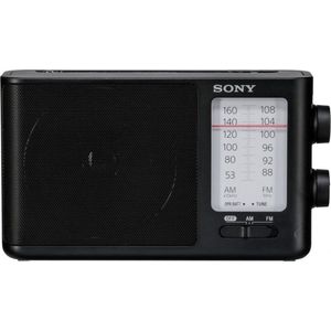 Sony - ICF-506 - Draagbare Radio - Zwart - Netstroom en Batterij
