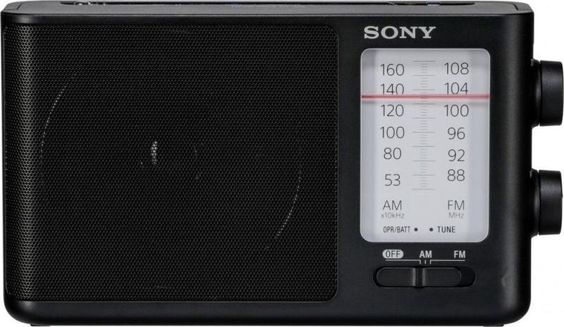 Sony - ICF-506 - Draagbare Radio - Zwart - Netstroom en Batterij