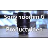 Sony - FE 100mm f/2.8 STF GM OSS - Objectief - Zwart - Volledig formaat