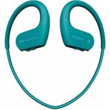 Sony NW-WS623L MP3-speler 4 GB met draadloze bluetooth-sporthoofdtelefoon, blauw