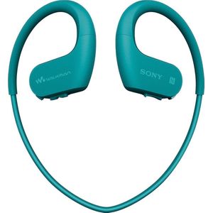 Sony NW-WS623L MP3-speler 4 GB met Bluetooth draadloze sporthoofdtelefoon, blauw