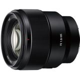 Sony - SEL85F18 - Telelens - Zwart - F/1.8 - Stof- en Vochtbestendig