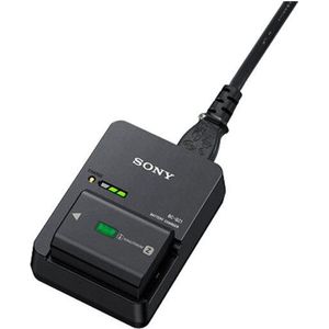 Sony - BC-QZ1 Lader - Stroomvoorziening voor Camera - Zwart