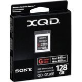 Sony 120 GB 128 GB pre formaat 5x TOUGH XQD Flash-geheugenkaart - Hoge snelheid G-serie Lees 440 MB/s en schrijf 400 MB/s - QDG120F