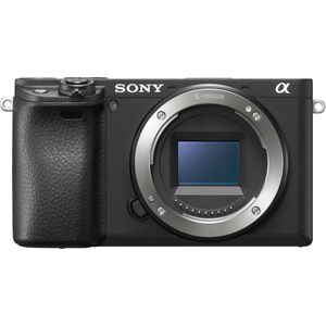 Sony Alpha 6400 E-Mount Systeemcamera, 24 MP, 4K Video, 180° Klapscherm, XGA OLED-Zoeker, Alleen Behuizing, Zwart