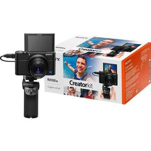 Sony RX100 III Creator Kit - Premium compacte digitale camera (20,1 MP, 7,6 cm (3 inch) display, 1 inch sensor, 24-70 mm F18-28, WiFi, NFC) + VCT-SGR1 handgreep, zwart