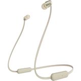 Sony WI-C310 Draadloze Bluetooth In-Ear Hoofdtelefoon - 15 uur Batterijduur - Voice Assistent - Magnetische Oordopjes - Behind-the-Neck Design - Geïntegreerde Headset-Functie - Headset met Microfoon - Goud
