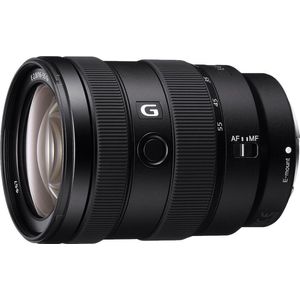 Sony SEL-1655G groothoekzoomlens 16-55 mm, F2.8, APS-C, geschikt voor A6600, A6500, A6400, A6100, A6000, A5100, A5000 en Nex serie, E-mount zwart