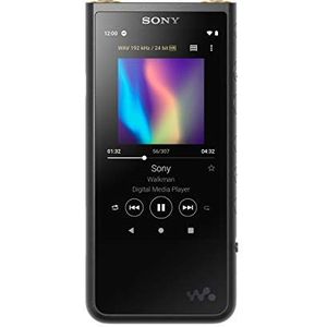 Sony NW-ZX507 Premium Hi-Res Walkman (64 GB, 3,6 inch touchscreen, aluminium body, NFC, Bluetooth 5.0, WLAN, vinylprocessor) zwart