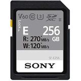 Sony - SDXC E Serie - Geheugenkaart - 256GB - UHS-II - Class 10 U3 V60