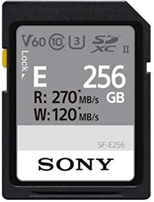 Sony - SDXC E Serie - Geheugenkaart - 256GB - UHS-II - Class 10 U3 V60