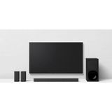 Sony HT-S20R Dolby Surround 5.1 tv-soundbar met bedrade subwoofer en achterluidsprekers, zwart