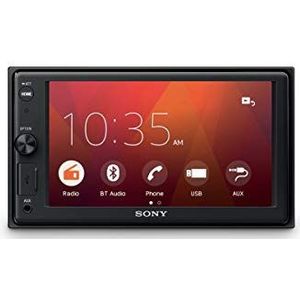 Sony XAV-1550D Auto-Player (Bluetooth, NFC, 6,2 inch touchscreen, DAB+, WebLink, achteruitrijcamera, 55 W x 4, FLAC compatibel)