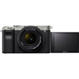 Sony Alpha 7C Spiegellose E-Mount Vollformat-Digitalkamera ILCE-7C (24,2 MP, 7,5cm (3 Zoll) Touch-Display, Echtzeit-AF) inkl. SEL-2860 Objektiv - Silber/Schwarz
