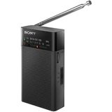 Sony ICF27 Portable Radio - Zwart