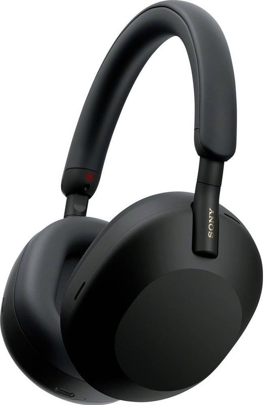 Sony WH-1000XM5 Noise Cancelling draadloze hoofdtelefoon - 30 uur batterijduur - Over-ear - Geoptimaliseerd voor Alexa en Google Assistent - met ingebouwde microfoon voor telefoongesprekken - Zwart