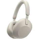 Sony WH-1000XM5 Noise Cancelling draadloze hoofdtelefoon - 30 uur batterijduur - Over-ear - Geoptimaliseerd voor Alexa en Google Assistent - met ingebouwde microfoon voor telefoongesprekken – Zilver