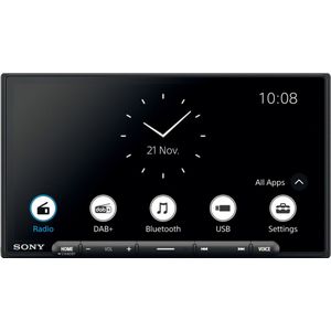 Sony XAV-AX6050 2-DIN Autoradio Scherm Multimedia DAB+, Apple Carplay, Android Auto
