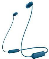 Sony WI-C100 Draadloze Hoofdtelefoon Oordopjes Bellen/Muziek Bluetooth Blauw