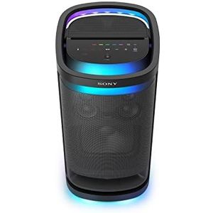 Sony SRS-XV900 - Krachtige Bluetooth Party Speaker met omnidirectioneel partygeluid (verlichting, voor binnen en buiten, 25 uur accu, karaokefunctie en touch panel - zwart