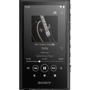 Sony Walkman NW-A306 mp3-speler met touchscreen - 32 GB, batterijduur tot 36 uur, verbeterde geluidskwaliteit, Wi-Fi-compatibel voor directe muziekdownload en muziekstreaming, zwart