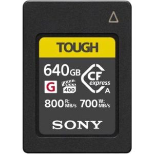 Sony - Tough CEA-G - Geheugenkaart - Zwart - Geel - 640 GB