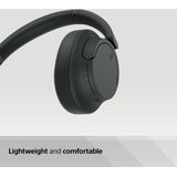 Sony WH-CH720N ruisonderdrukkende draadloze Bluetooth-hoofdtelefoon - batterijduur tot 35 uur en snel opladen - zwart