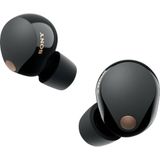 Sony WF-1000XM5 draadloze hoofdtelefoon met ruisonderdrukking, Bluetooth, in-ear hoofdtelefoon, microfoon, batterijduur tot 24 uur, snellaadfunctie, IPX4, iOS- en Android-compatibel - zwart, klein