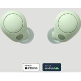 Sony - WFC700NG - Draadloze Oordopjes - Groen - Noise Cancelling