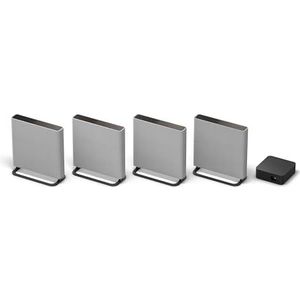 Sony BRAVIA Theatre Quad - Dolby Atmos® Home Theatre 4 Speaker System voor tv, DTS:X, Wi-Fi®, Bluetooth®, 360 Spatial Sound Mapping, Hi Res Audio, grijs, HT-A9M2