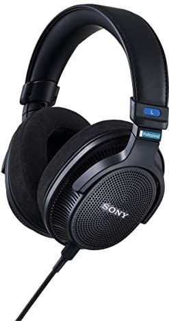 Sony MDR-MV1 - Open Studio Koptelefoon - Bedraad voor Mixing; Mastering, Nauwkeurig Neutraal Geluid bij 5Hz-80kHz, Ruimtelijk; Stereogeluid, Afneembare Schroef-Fit Kabel, Superieur Comfort, Zwart