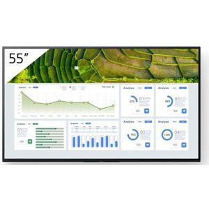 Sony - FW-55BZ30L - 55 inch 4K LED Monitor - Zwart - LCD