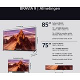 Sony BRAVIA 9 QLED (XR l Mini LED) 85 Zoll 4K HDR Google Smart TV (2024) | Gaming Features, IMAX Enhanced, Dolby Vision Atmos, Chromecast, AirPlay, 120Hz K75R90