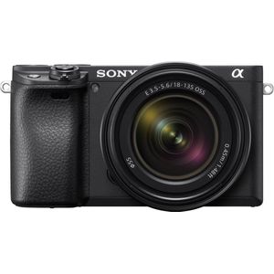Sony Alpha 6400 Kit - Zwart - 18 - 135 mm Objectief