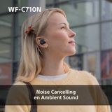 Sony WF-C710N - Draadloze Oordopjes - Wit - Noise Cancelling