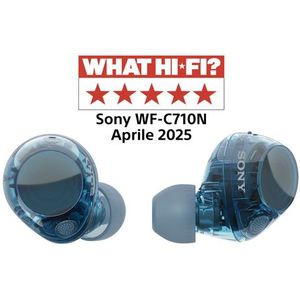 Sony WF-C710N - Draadloze Oordopjes - Transparant Blauw - Noise Cancelling